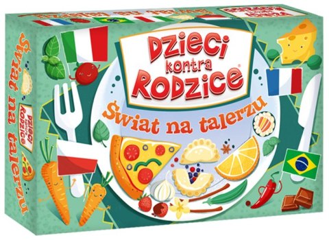 Gra Dzieci kontra Rodzice Świat na talerzu