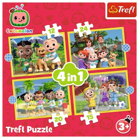 Puzzle 4w1 Cocomelon Poznaj bohaterów 34647