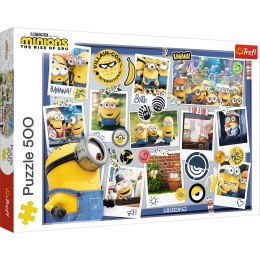 Puzzle 500 Zwariowana kolekcja zdjęć Minionki 37390