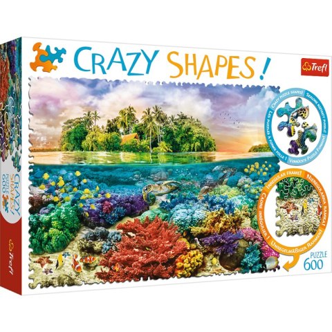 Puzzle 600 Crazy Shapes Tropikalna wyspa 11113