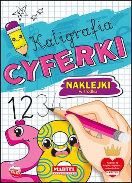 Kaligrafia. Cyferki z naklejkami