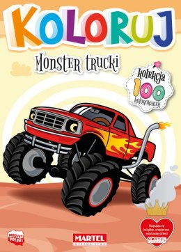 Monster trucki. Koloruj