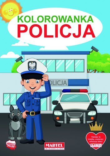 Policja. Kolorowanka