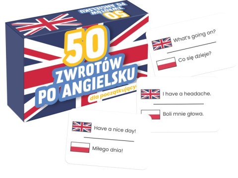 Gra 50 zwrotów po angielsku mini