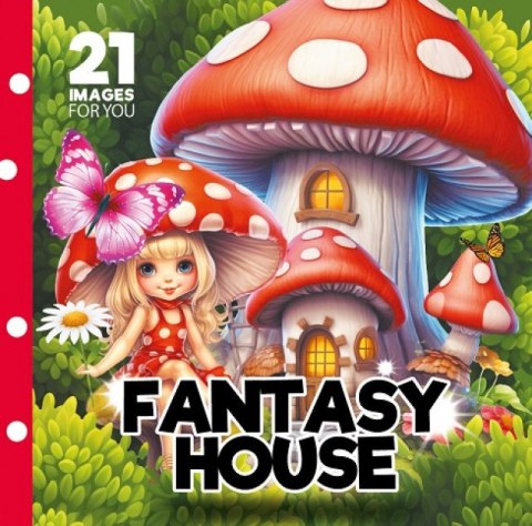 Kolorowanka usztywniana Fantasy House Bajkowe domki