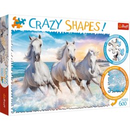 Puzzle 600 Crazy Shapes Galop wśród fal 11111