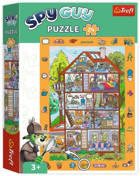 Puzzle 24 Obserwacyjne Spy Guy W domu 15593