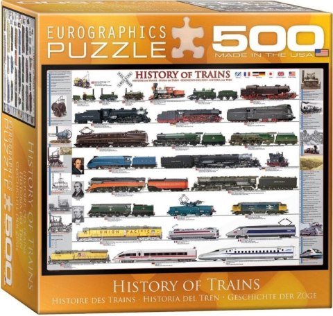 Puzzle 500 History of Trains 6500-0251