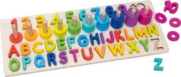 Drewniane puzzle alfanumeryczne Goki