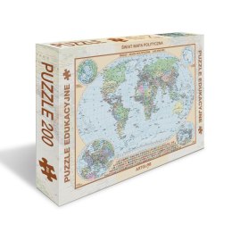 Puzzle 200 Świat polityczny mapa