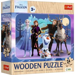 Puzzle 24 Drewniane Niesamowita Kraina Lodu Disney Frozen 20264