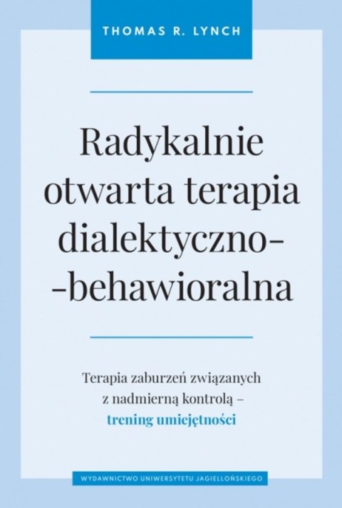 Radykalnie otwarta terapia dialektyczno-behawioralna