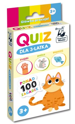 Quiz dla 3-latka. Kapitan Nauka. Quiz