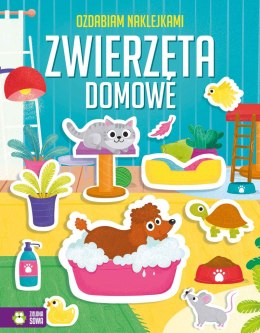 Zwierzęta domowe. Ozdabiam naklejkami