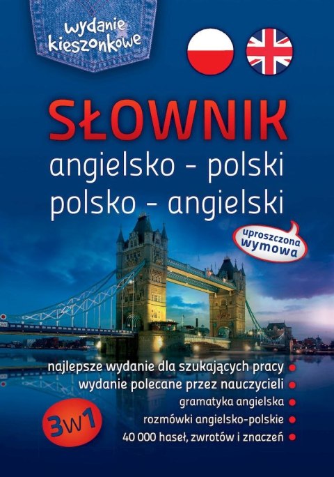 Słownik kieszonkowy angielsko-polski, polsko-angielski wyd. kieszonkowe