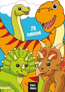 Dino i przyjaciele. Prahistoryczna gady. Kolorowanka z wykrojnika FIKU MIKU