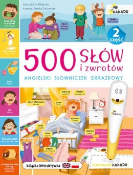 500 słów i zwrotów. Angielski słowniczek obrazkowy 2. Kakadu