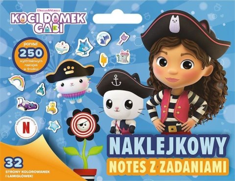 Ks08441 Koci Domek Gabi. Naklejkowy notes z zadaniami / Universal Gabby's Dollhouse