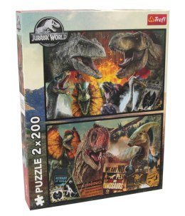 Puzzle 2x200 Prehistoryczny świat Universal Jurassic World 13316