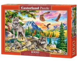 Puzzle 1000 Wolf Family and Eagles C-104970-2