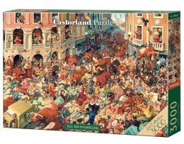 Puzzle 3000 Art Collection Bull Run in Pampeluna C-300648-2