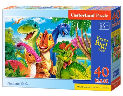 Puzzle 40 Maxi Dinosaurs Selfie B-040391-1