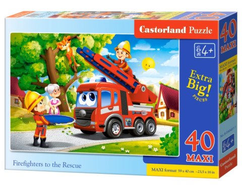 Puzzle 40 Maxi Firefighters to the Rescue B-040407-1