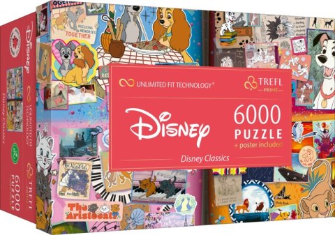 Puzzle 6000 UFT Disney The Great Book of Disney 81037