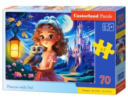 Puzzle 70 Princess with Owl B-070190