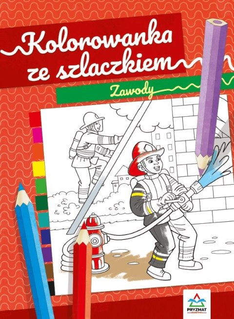 Zawody. Kolorowanka ze szlaczkiem