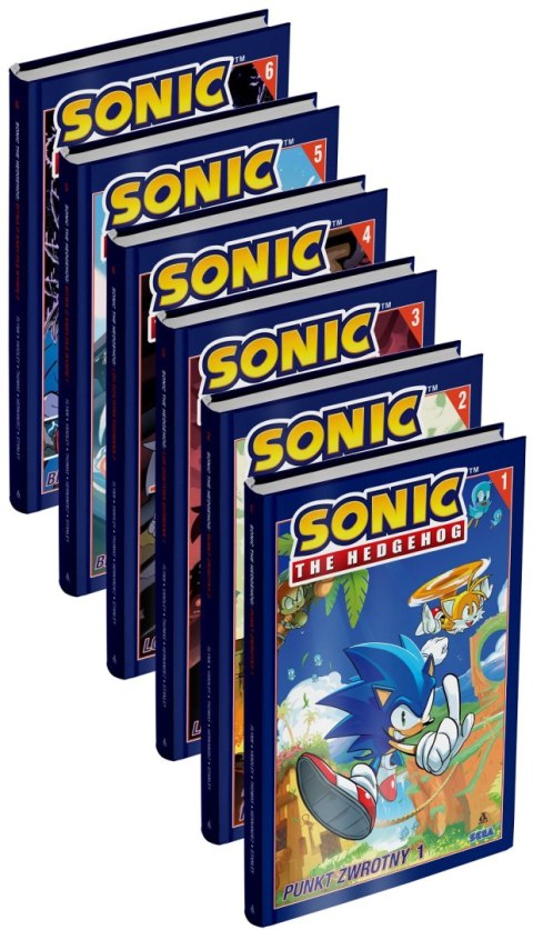 Pakiet Sonic the Hedgehog. Tomy 1-6