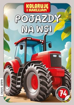 Pojazdy na wsi. Koloruję i naklejam