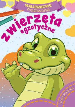 Zwierzęta egzotyczne maluszkowe malowanie