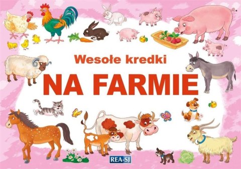 Na farmie. Wesołe kredki