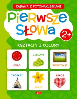 Pierwsze słowa. Kształty i kolory. Zabawa z fotonaklejkami