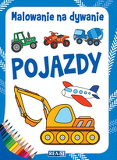 Pojazdy. Malowanie na dywanie