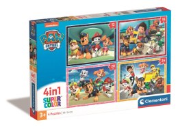 Puzzle 4w1 super kolor Paw Patrol 21513