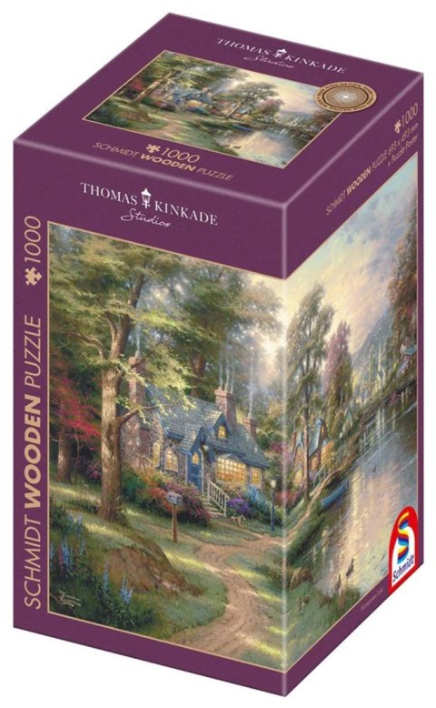 Puzzle PQ 1000 T.Kinkade Miasteczko nad rzeką