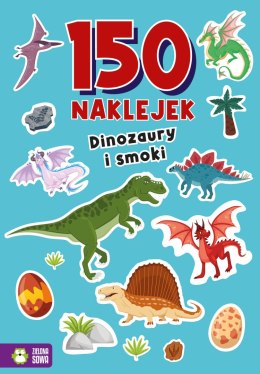 Dinozaury i smoki. 150 naklejek