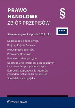 Prawo handlowe Zbiór przepisów 2025